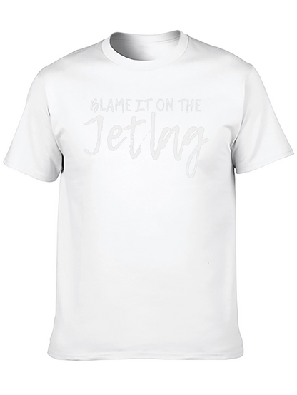 Camiseta Negra: Culpa al Jet Lag