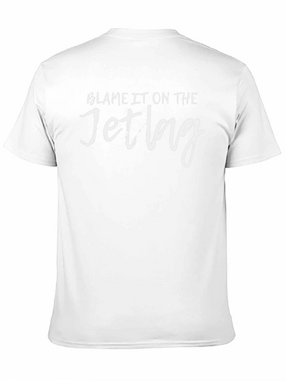 Camiseta Negra: Culpa al Jet Lag