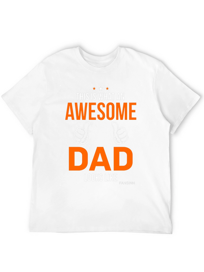 Camiseta Negra Awesome Dad