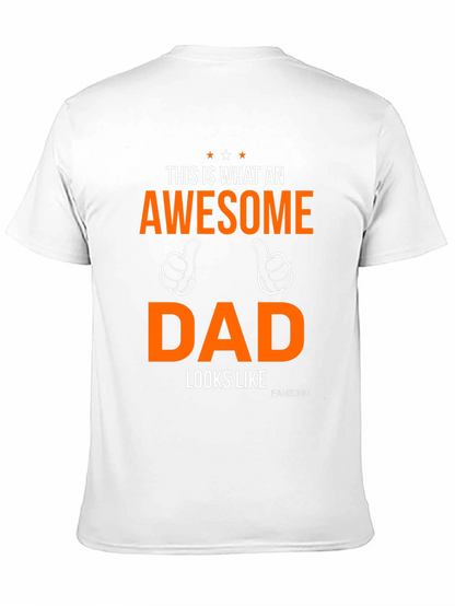 Camiseta Negra Awesome Dad