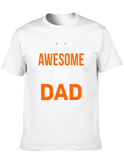 Camiseta Negra Awesome Dad