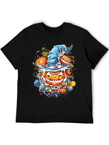 Camiseta Halloween Calabaza con Sombrero