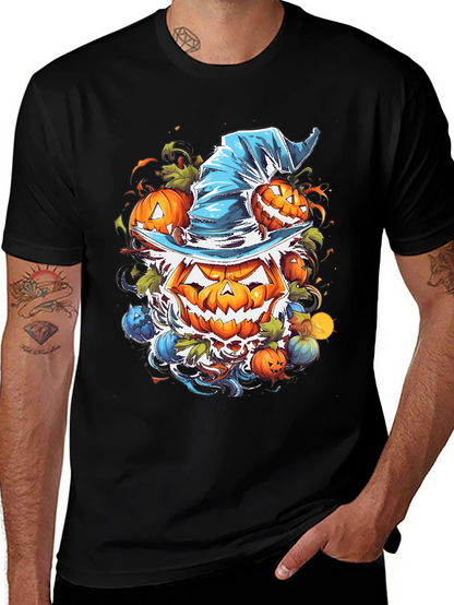 Camiseta Halloween Calabaza con Sombrero
