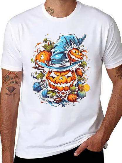 Camiseta Halloween Calabaza con Sombrero
