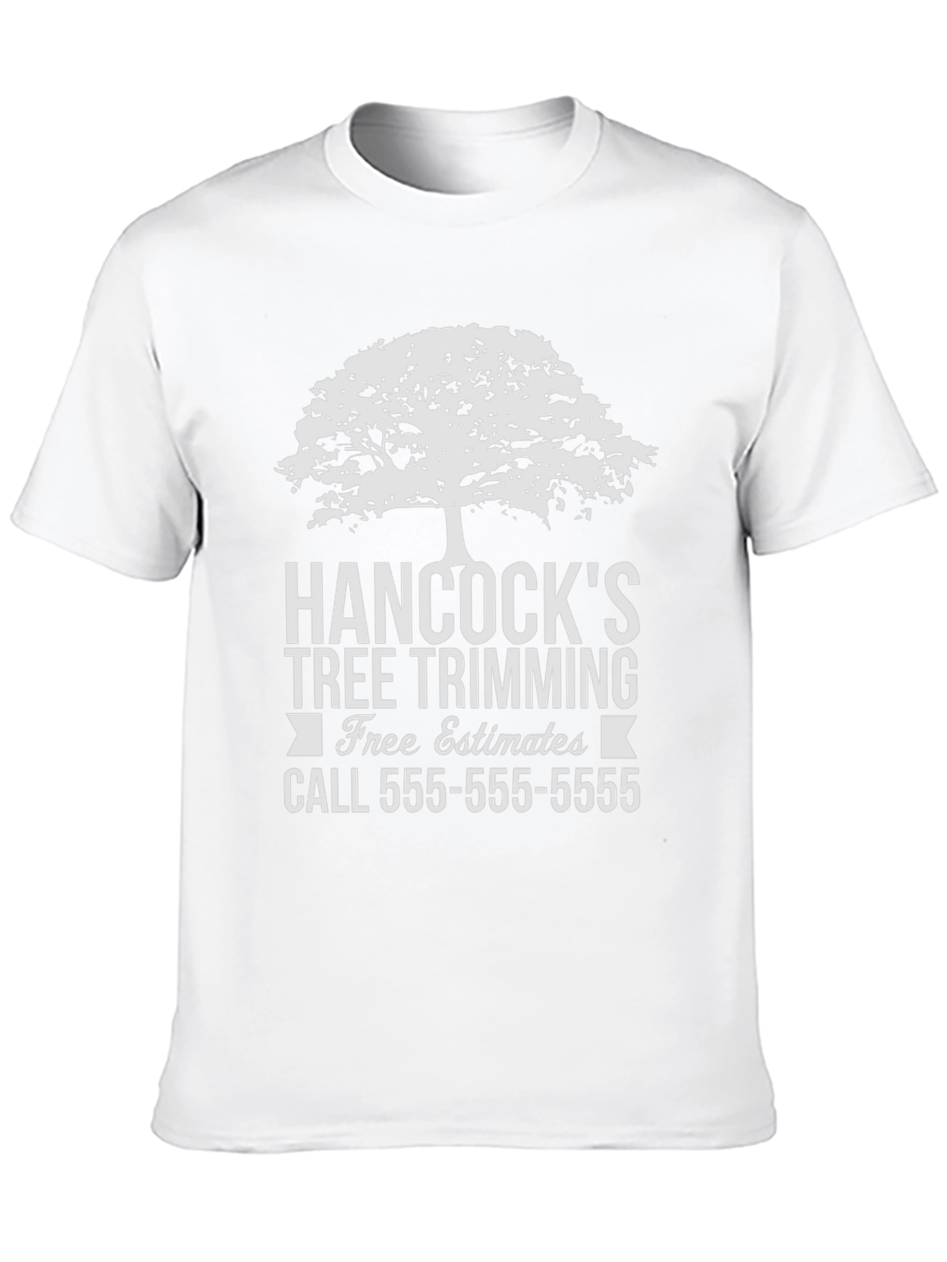 Camiseta Negra Hancocks Tree Trimming