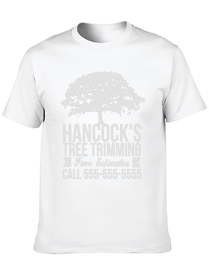Camiseta Negra Hancocks Tree Trimming