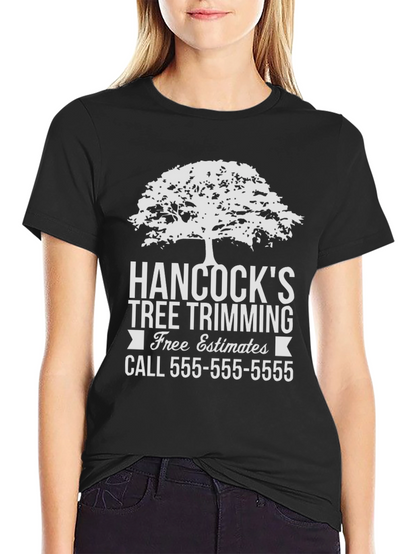 Camiseta Negra Hancocks Tree Trimming