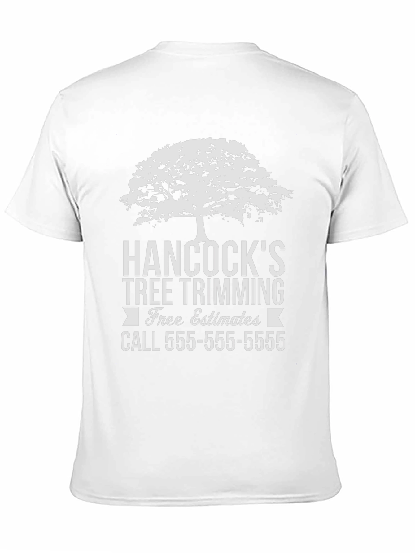 Camiseta Negra Hancocks Tree Trimming