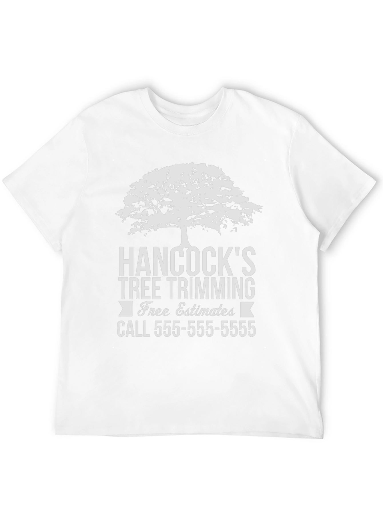 Camiseta Negra Hancocks Tree Trimming