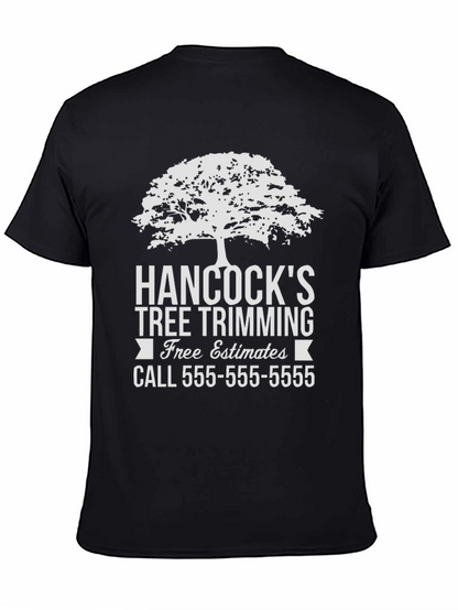 Camiseta Negra Hancocks Tree Trimming