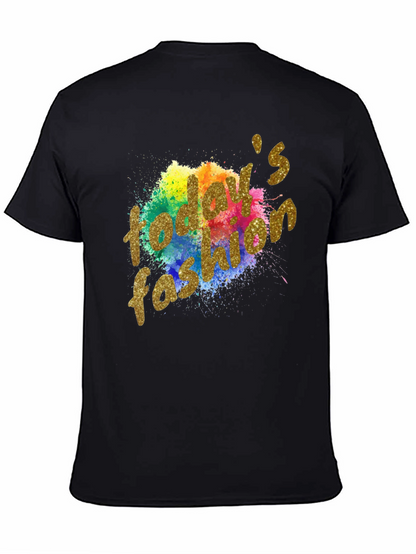 Camiseta Negra con Diseño Todays Fashion