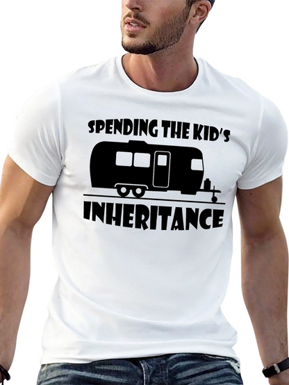 Camiseta Negra: Gastando la Herencia de los Niños