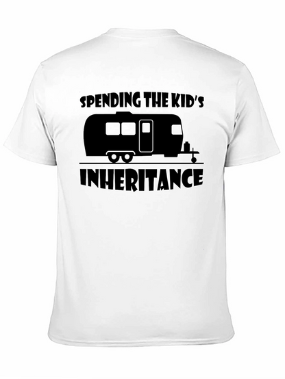 Camiseta Negra: Gastando la Herencia de los Niños