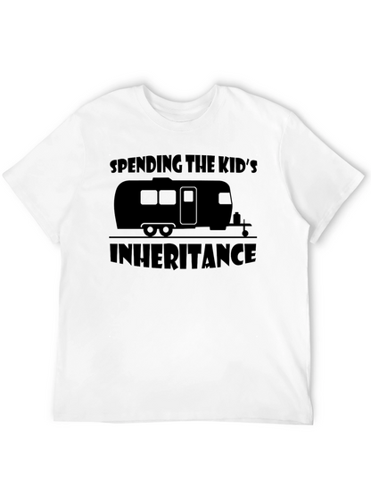 Camiseta Negra: Gastando la Herencia de los Niños