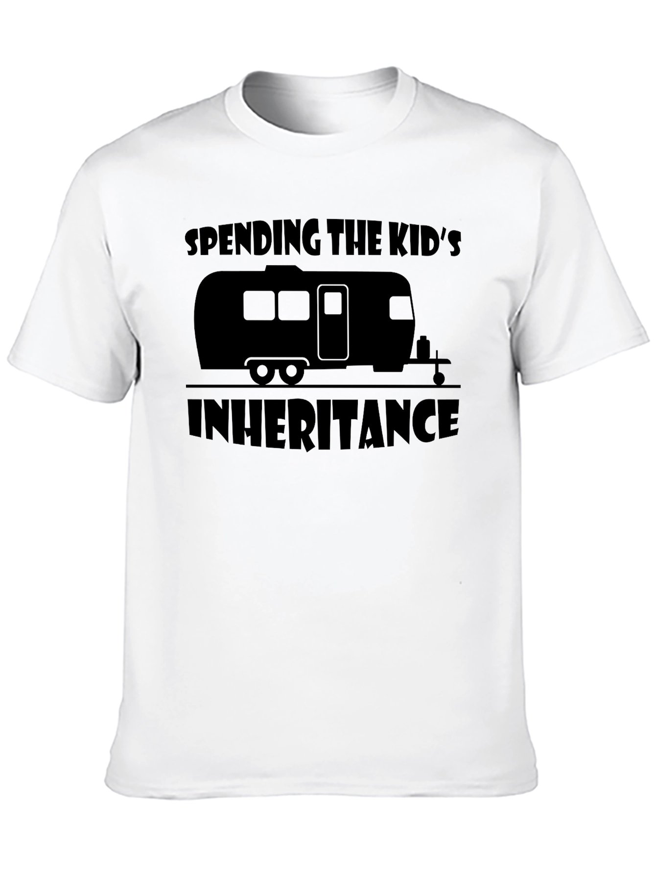 Camiseta Negra: Gastando la Herencia de los Niños