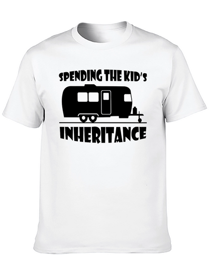 Camiseta Negra: Gastando la Herencia de los Niños