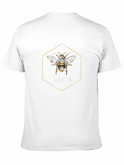 Camiseta Negra Be Kind con Diseño de Abeja