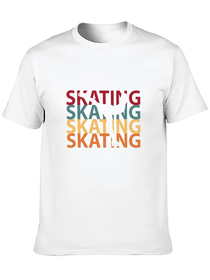 Camiseta Negra Patinaje Retro