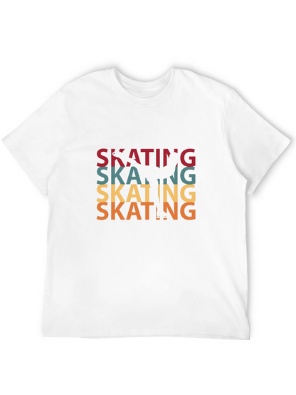 Camiseta Negra Patinaje Retro