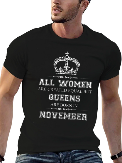 Camiseta para Mujer Nacida en Noviembre