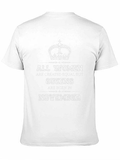 Camiseta para Mujer Nacida en Noviembre