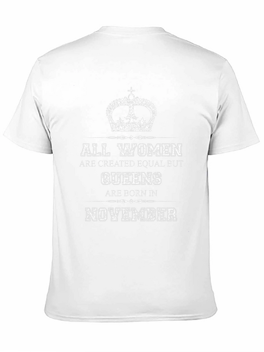 Camiseta para Mujer Nacida en Noviembre