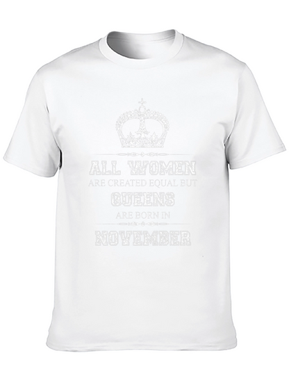 Camiseta para Mujer Nacida en Noviembre