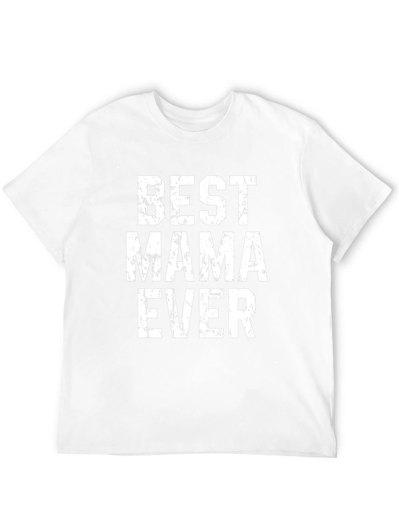 Camiseta Negra Best Mama Ever Estilo Grunge