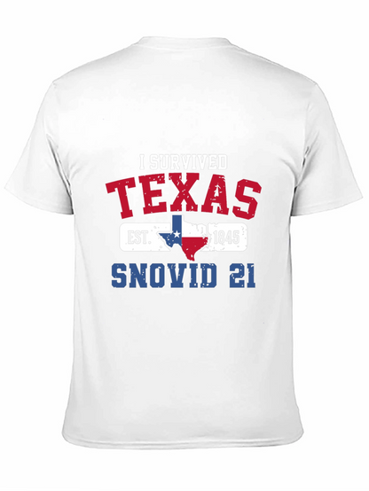 Camiseta Texas Sobreviví SNOVID 21 - Diseño Único