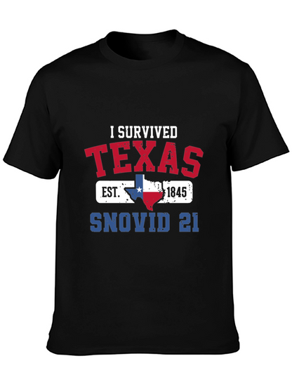 Camiseta Texas Sobreviví SNOVID 21 - Diseño Único
