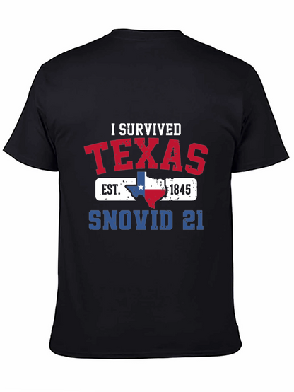 Camiseta Texas Sobreviví SNOVID 21 - Diseño Único