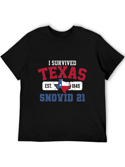 Camiseta Texas Sobreviví SNOVID 21 - Diseño Único