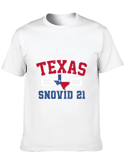 Camiseta Texas Sobreviví SNOVID 21 - Diseño Único