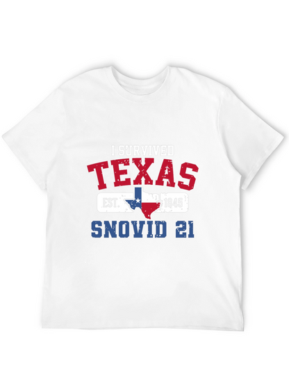 Camiseta Texas Sobreviví SNOVID 21 - Diseño Único