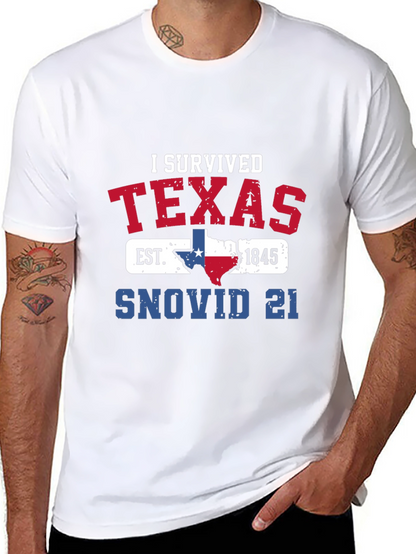 Camiseta Texas Sobreviví SNOVID 21 - Diseño Único