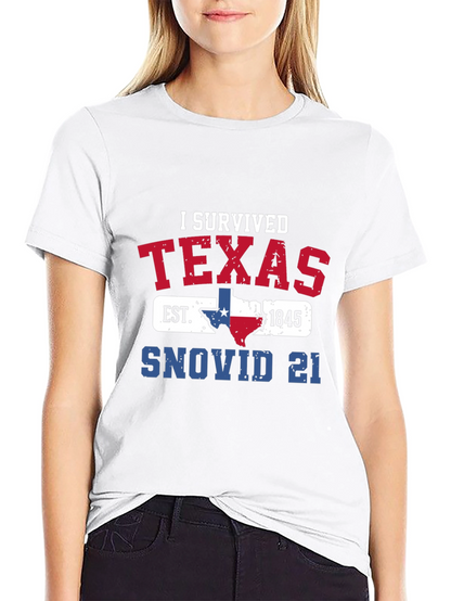 Camiseta Texas Sobreviví SNOVID 21 - Diseño Único