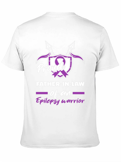 Camiseta Hombre: Padre Orgulloso Guerrero Epilepsia
