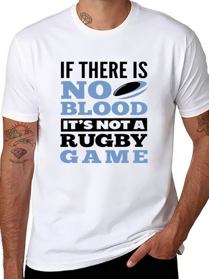 Camiseta Negra Rugby: Sin Sangre No Hay Juego