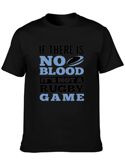 Camiseta Negra Rugby: Sin Sangre No Hay Juego