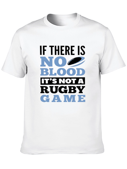 Camiseta Negra Rugby: Sin Sangre No Hay Juego