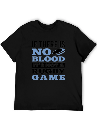Camiseta Negra Rugby: Sin Sangre No Hay Juego