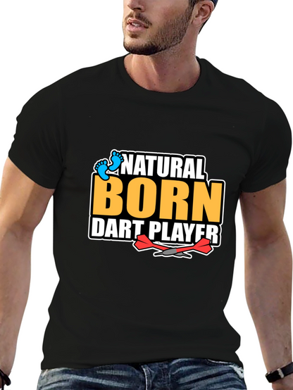 Camiseta Negra: Jugador de Dardos Nato