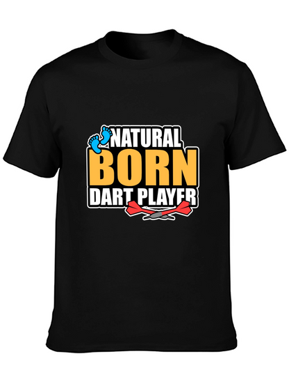 Camiseta Negra: Jugador de Dardos Nato
