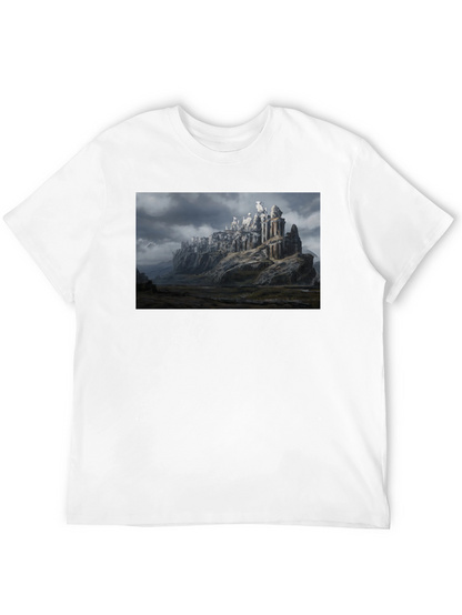 Camiseta Negra Fortaleza Fantasía