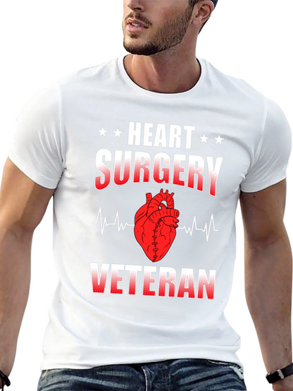 Camiseta Cirugía Cardíaca Veterano