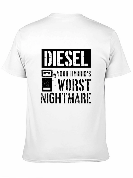 Camiseta Negra Diesel: La peor pesadilla de tu híbrido