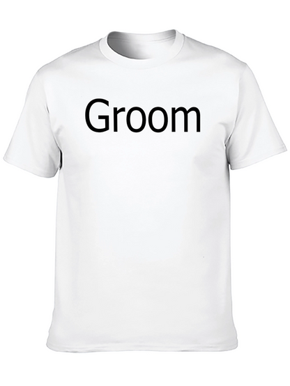 Camiseta Negra Groom para Hombre