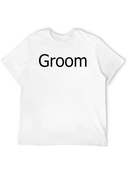 Camiseta Negra Groom para Hombre