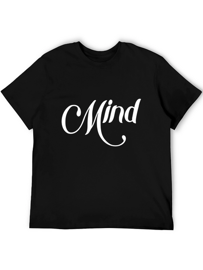 Camiseta Negra Mind Casual Hombre