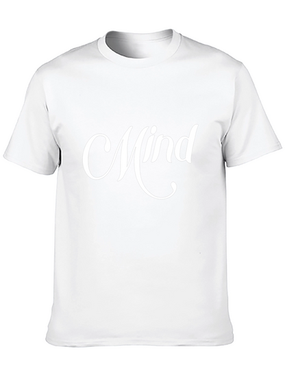 Camiseta Negra Mind Casual Hombre